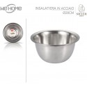 Insalatiera ciotola in acciaio inox per alimenti cibo cucina vari diametri casa