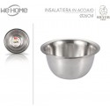 Insalatiera ciotola in acciaio inox per alimenti cibo cucina vari diametri casa