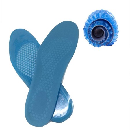 2 Paia di Solette gel scarpe plantare piedi comfort uomo antiscivolo 38 - 45