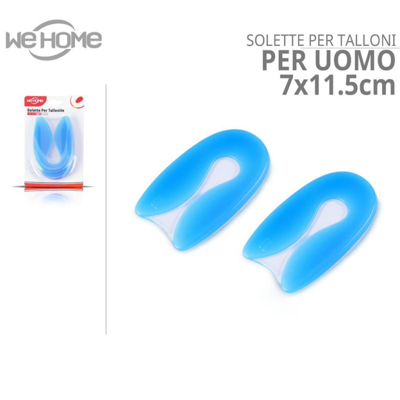 WeHome 2 Paia di Solette in silicone morbido dolore ai talloni pied...