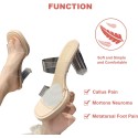 5 Paia di Cuscinetti per avampiede in gel Soletta Adesiva Tacchi sollievo 9x7cm