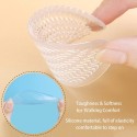 5 Paia di Cuscinetti per avampiede in gel Soletta Adesiva Tacchi sollievo 9x7cm