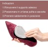 WeHome 5 Paia di Cuscinetti per avampiede in gel Soletta Adesiva Ta...