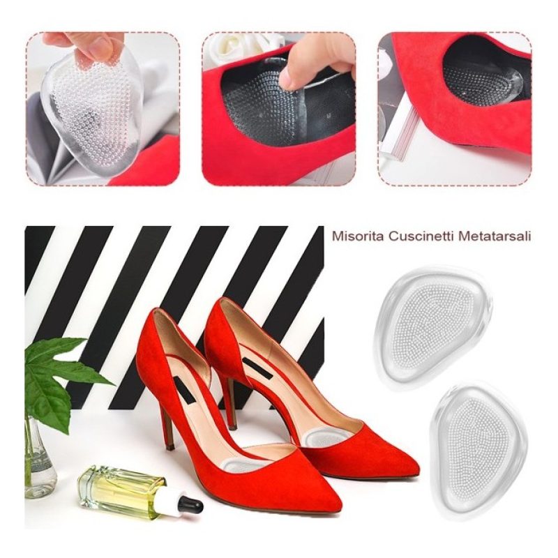 WeHome 6 Paia Cuscinetti per avampiede in gel Soletta Adesiva solli...