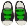 Lacci per scarpe elastici stringhe colorati niente nodi silicone facile veloci