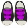 Lacci per scarpe elastici stringhe colorati niente nodi silicone facile veloci