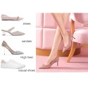 5 paia Cuscinetti in gel per talloni assorbono urti sollievo dolori scarpe 9x6cm