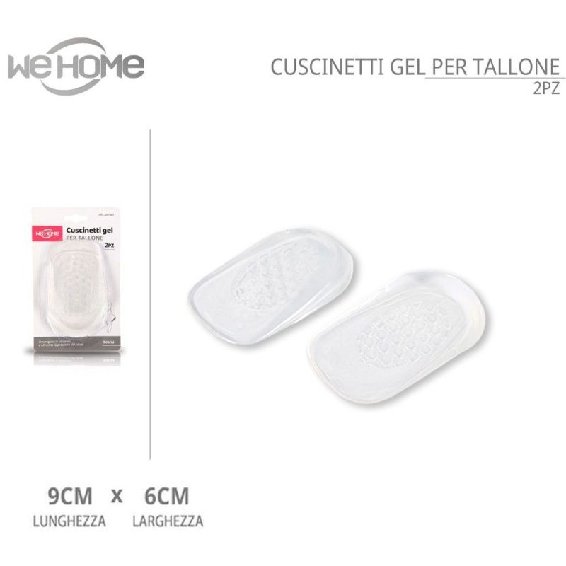 WeHome 5 paia Cuscinetti in gel per talloni assorbono urti sollievo...