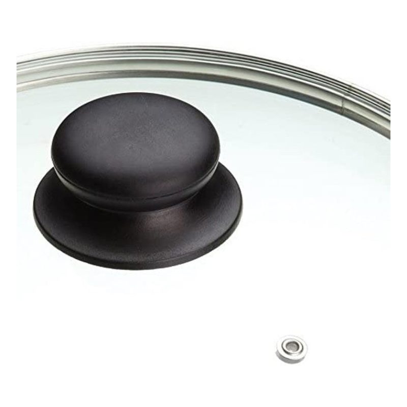 WeHome Coperchio in vetro temperato con foro per vapore pentole pad...