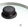 WeHome Coperchio in vetro temperato con foro per vapore pentole pad...