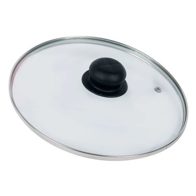 WeHome Coperchio in vetro temperato con foro per vapore pentole pad...