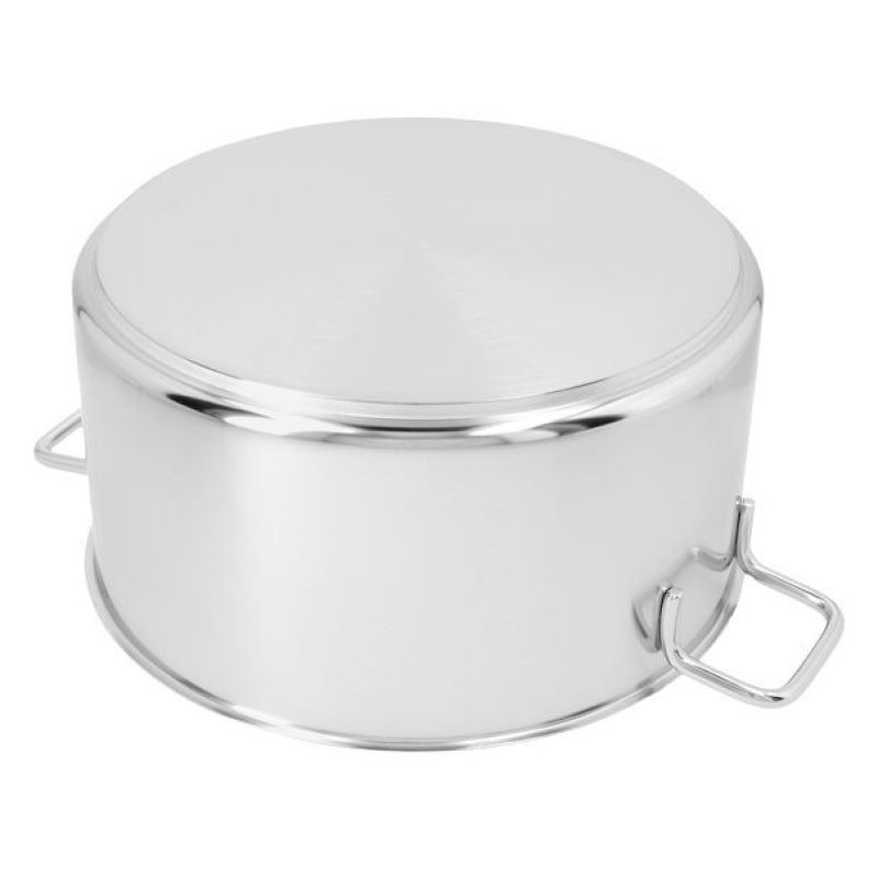 WeHome Casseruola in acciaio inox fonda pentola bassa da 12 a 30cm ...