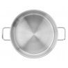 WeHome Casseruola in acciaio inox fonda pentola bassa da 12 a 30cm ...
