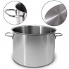 WeHome Pentola alta in acciaio inox casseruola fondo cm 12 14 16 18...