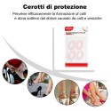 48 Cerotti Per Calli Protezione Cura Piedi dischetti callifughi 42x28mm pedicure