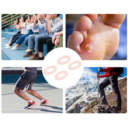 48 Cerotti Per Calli Protezione Cura Piedi dischetti callifughi 42x28mm pedicure