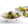 WeHome Vaporiera con cestello regolabile per pentole cottura cuocer...