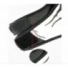 Maschera reversibile neoprene disegno teschio / nera sport neve moto softair sci