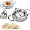 WeHome Stampo per ravioli gnocchi cinesi manuale cucina in acciaio ...