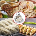 Stampo per ravioli gnocchi cinesi manuale cucina in acciaio pasta ripiena forma
