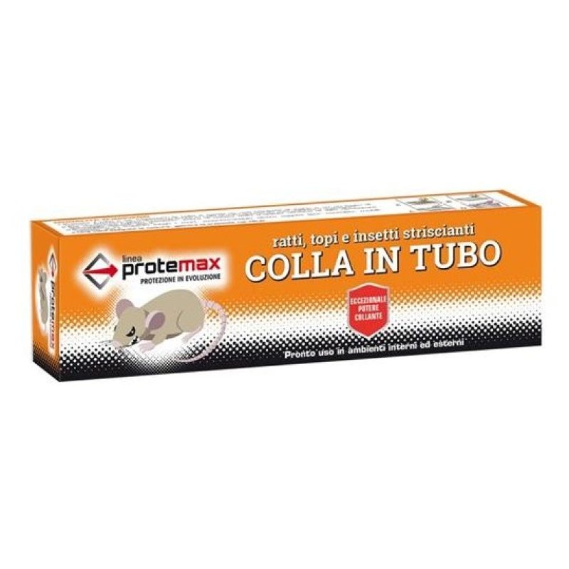 Protemax 3 Tubi Colla in tubo per Cattura Ratti Topi Insetti strisc...