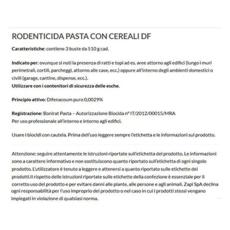 Protemax Topicida veleno per topi ratti pasta rossa esca da 1,53kg ...