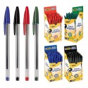 BIC CRISTAL Penne a sfera confezione da 50pz inchiostro punta 1mm scuola ufficio