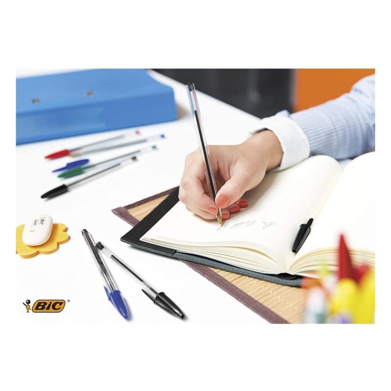 Bic BIC CRISTAL Penne a sfera confezione da 50pz inchiostro punta 1...
