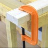 Hongu Morsetto Strettoio a C morsa in metallo verniciato da 4" 5" 6...