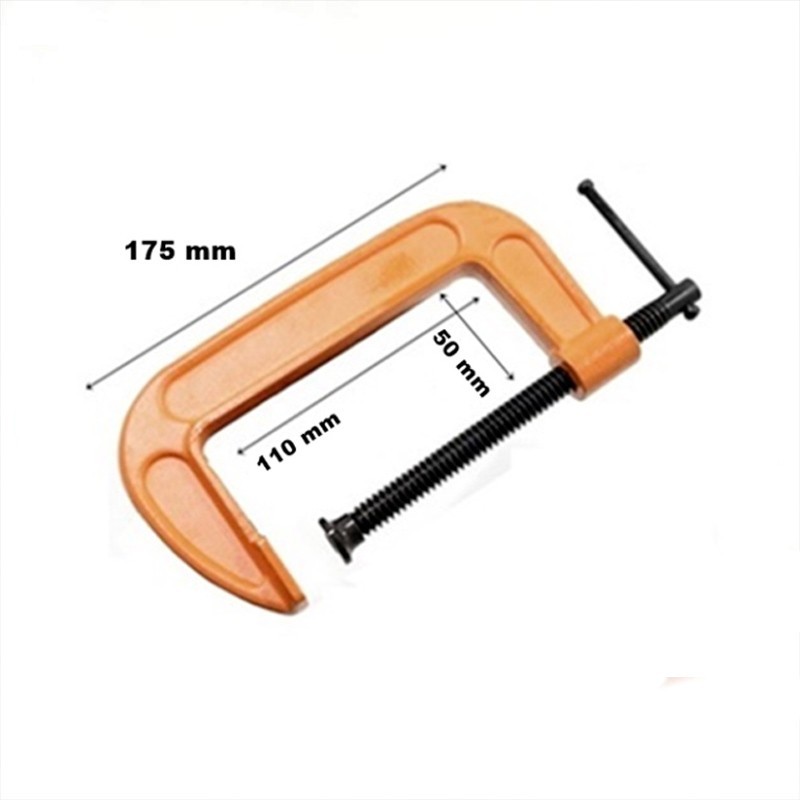 Hongu Morsetto Strettoio a C morsa in metallo verniciato da 4" 5" 6...