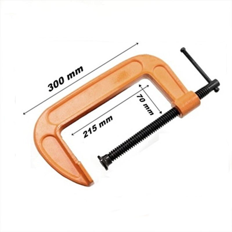Hongu Morsetto Strettoio a C morsa in metallo verniciato da 4" 5" 6...