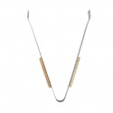 Pinza da cucina barbecue a molla utensile in acciaio inox griglia alimenti BBQ