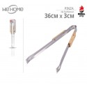 Pinza da cucina barbecue a molla utensile in acciaio inox griglia alimenti BBQ