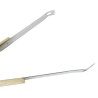WeHome Set di utensili 3pz accessori da barbecue acciaio legno attr...