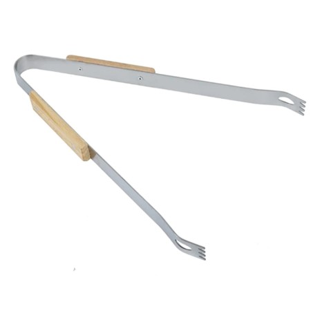 Set di utensili 3pz accessori da barbecue acciaio legno attrezzi grigliate BBQ