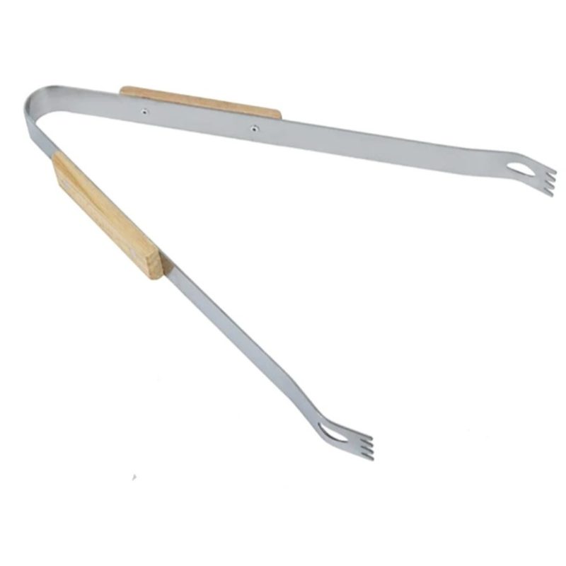 WeHome Set di utensili 3pz accessori da barbecue acciaio legno attr...