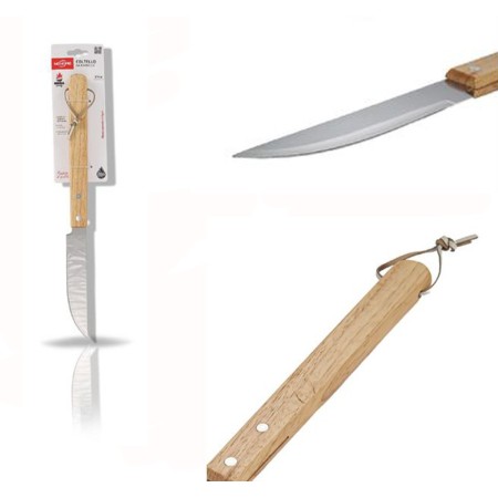 Set di utensili 3pz accessori da barbecue acciaio legno attrezzi grigliate BBQ