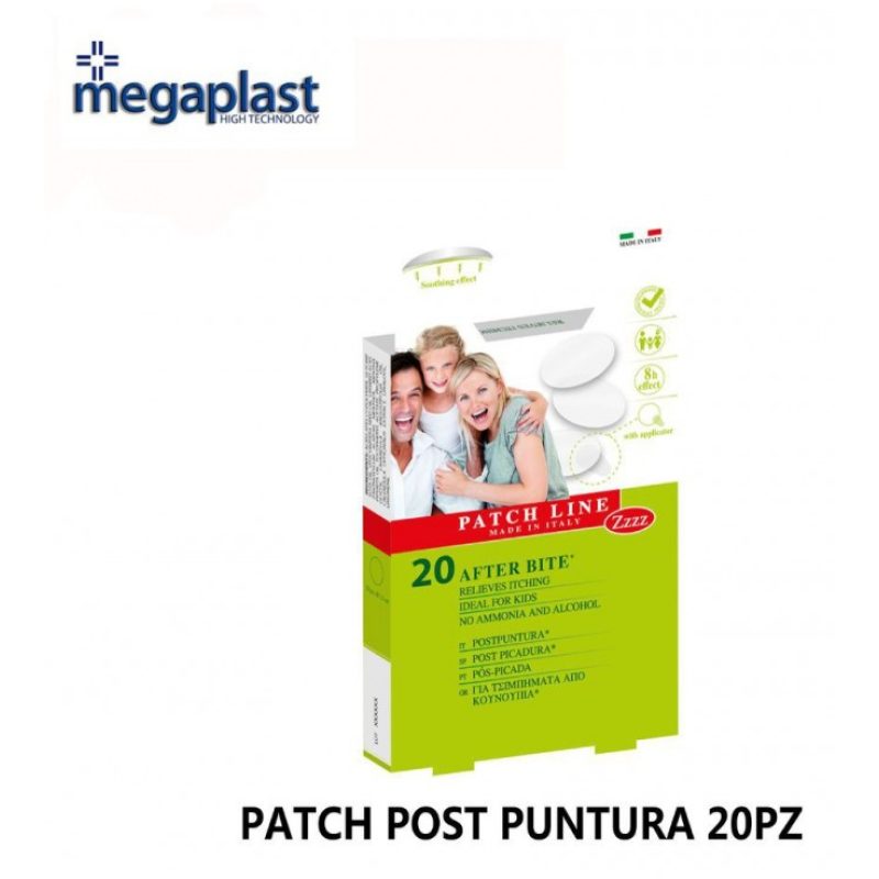 Megaplast 80 Cerotti post puntura Patch sollievo dal prurito leniti...