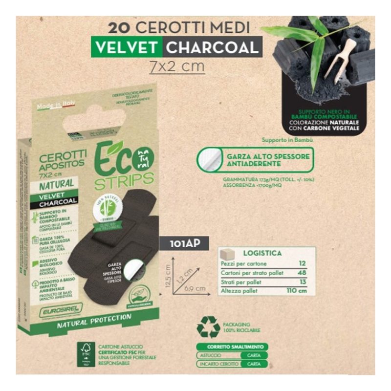 Megaplast 60 Cerotti Medicati adesivi traspiranti 7x2 cm medicazion...