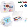 Primo Kit set pittura disegno con tempere colorate acquarelli matit...