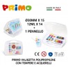 Primo Kit set pittura disegno con tempere colorate acquarelli matit...