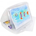 Kit set pittura disegno con tempere colorate acquarelli matita bambini Primo