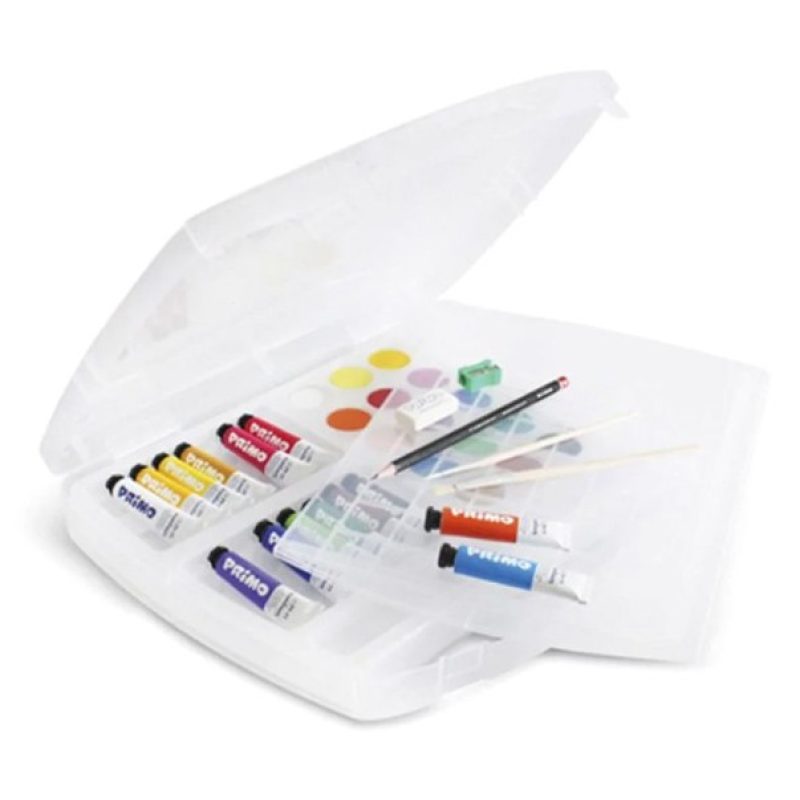 Primo Kit set pittura disegno con tempere colorate acquarelli matit...