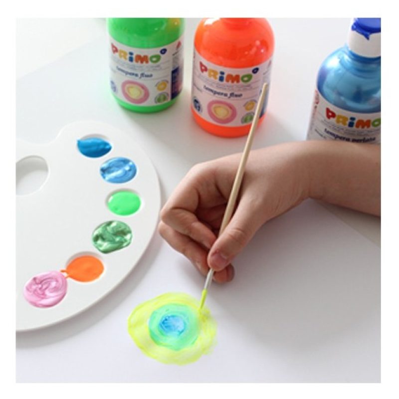 Primo Kit set pittura disegno con tempere colorate acquarelli matit...
