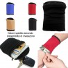 Portafogli da polso colorato wallet zip lampo comodo leggero caldo sport corsa