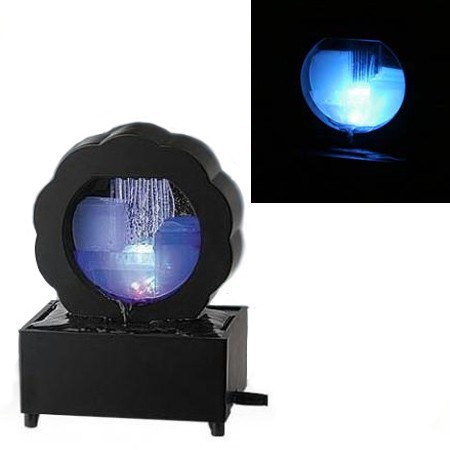Fontana da Interno Luce LED multicolore Lampada Ornamentale meditazione cascata