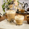 Casa y menaje SET 6 Tazzine per espresso in vetro trasparente con m...