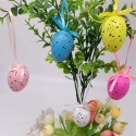 10 Uova Di Pasqua Decorazioni Ornamenti Pasquali in schiuma finte macchiate