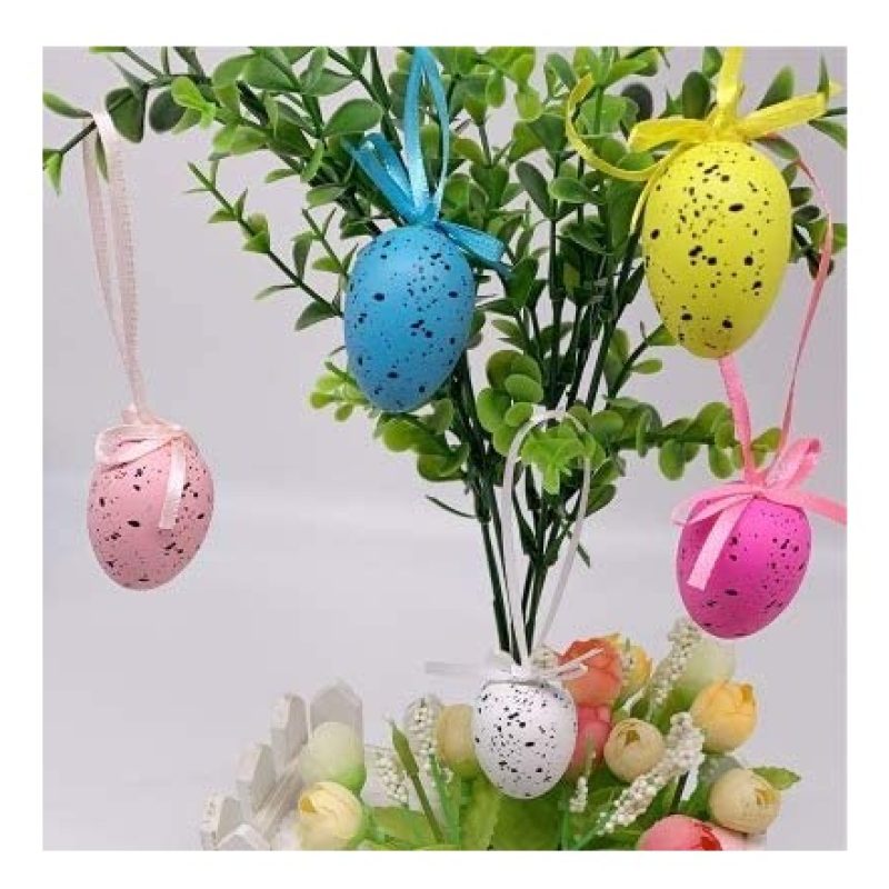 Hongu 10 Uova Di Pasqua Decorazioni Ornamenti Pasquali in schiuma f...