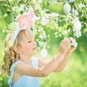 20 Uova Di Pasqua Decorazioni da appendere Ornamenti Pasquali verdi e bianche